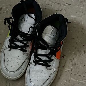 Jordan Sneakers with White and Black Accents